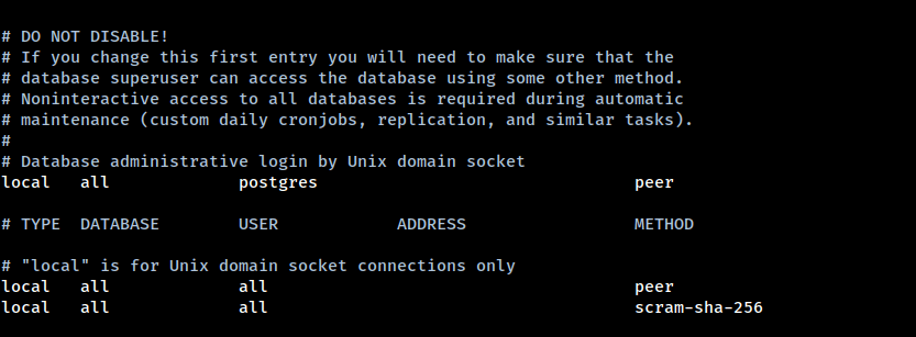 Configure PostgreSQL Roles with Encrypted Passwords