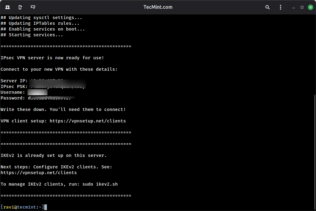 Setup Your Own IPsec VPN in Linux