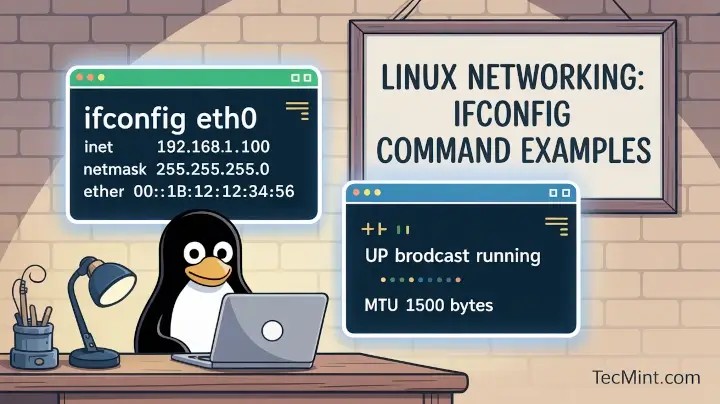 15 Useful “ifconfig” Commands to Configure Network Interface in Linux