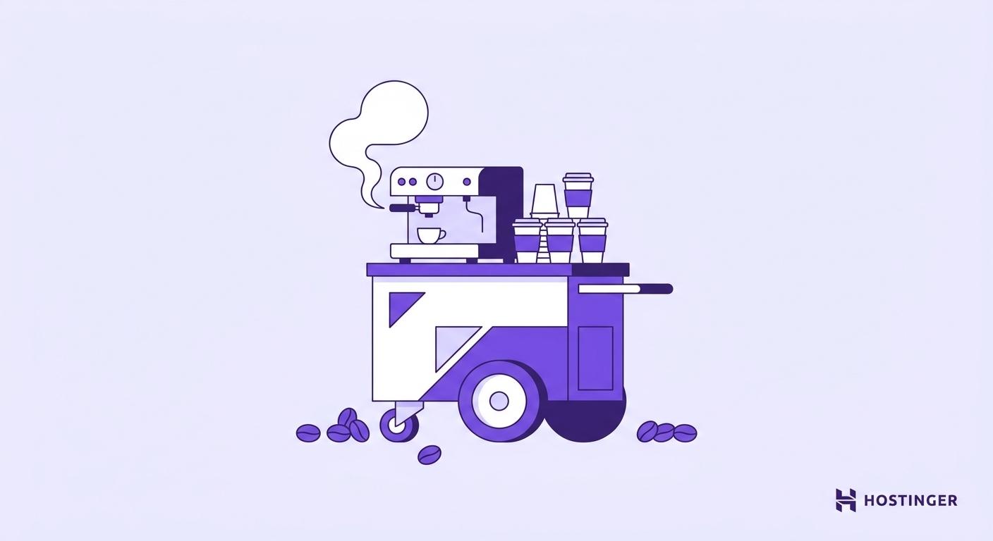 Coffee cart or pop-up stand business