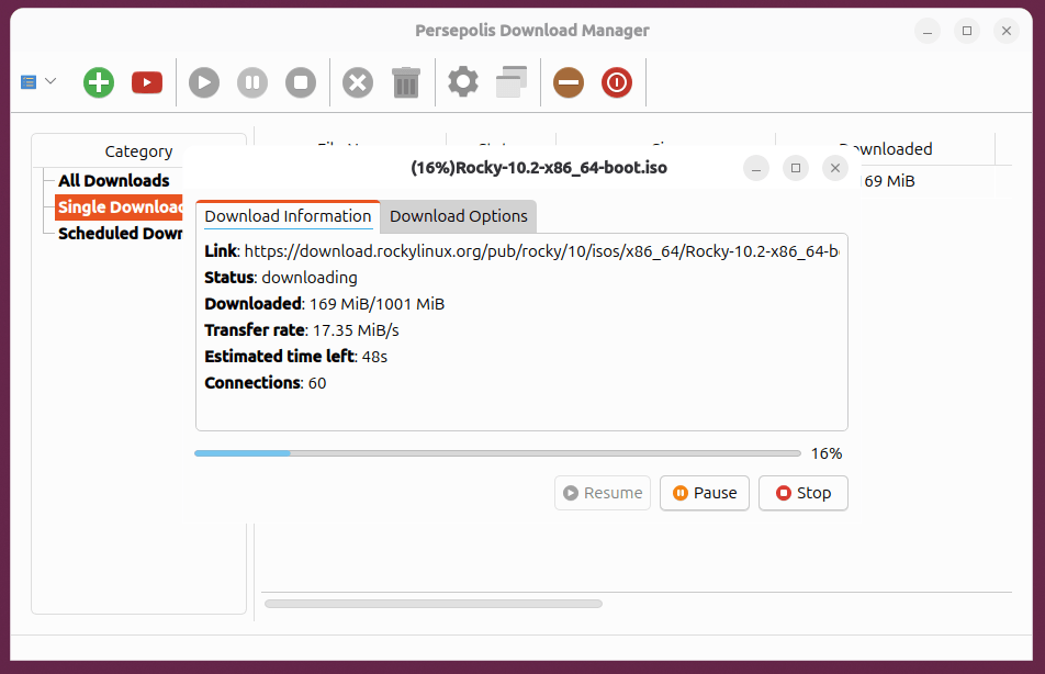 Persepolis Download Manager